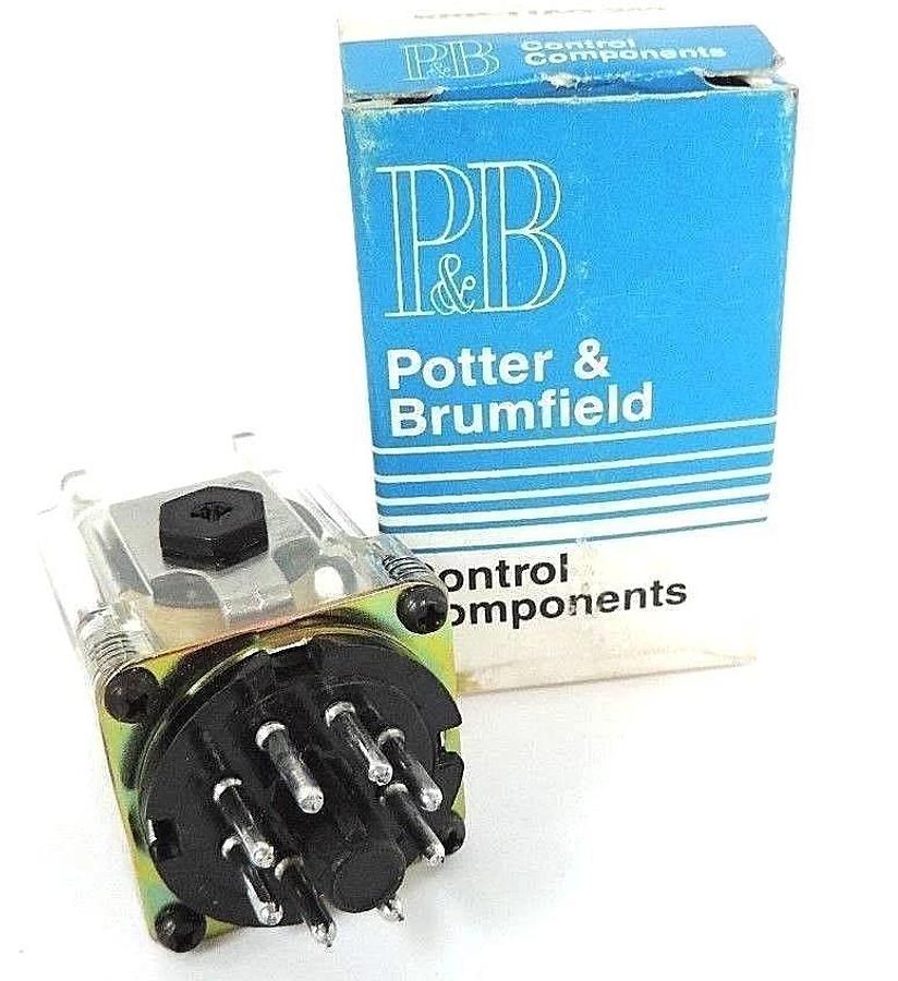 Used NIB POTTER & BRUMFIELD KRP-11AG-240 RELAY KRP11AG, 240V, 50/60HZ