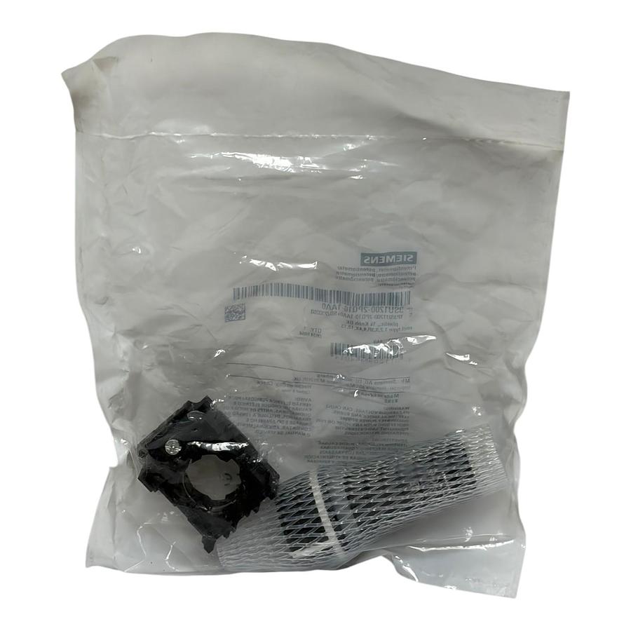 Siemens Sirius Act 3SU1200-2PQ10-1AA0 Rotary Potentiometer 1k Ohm Black Knob New