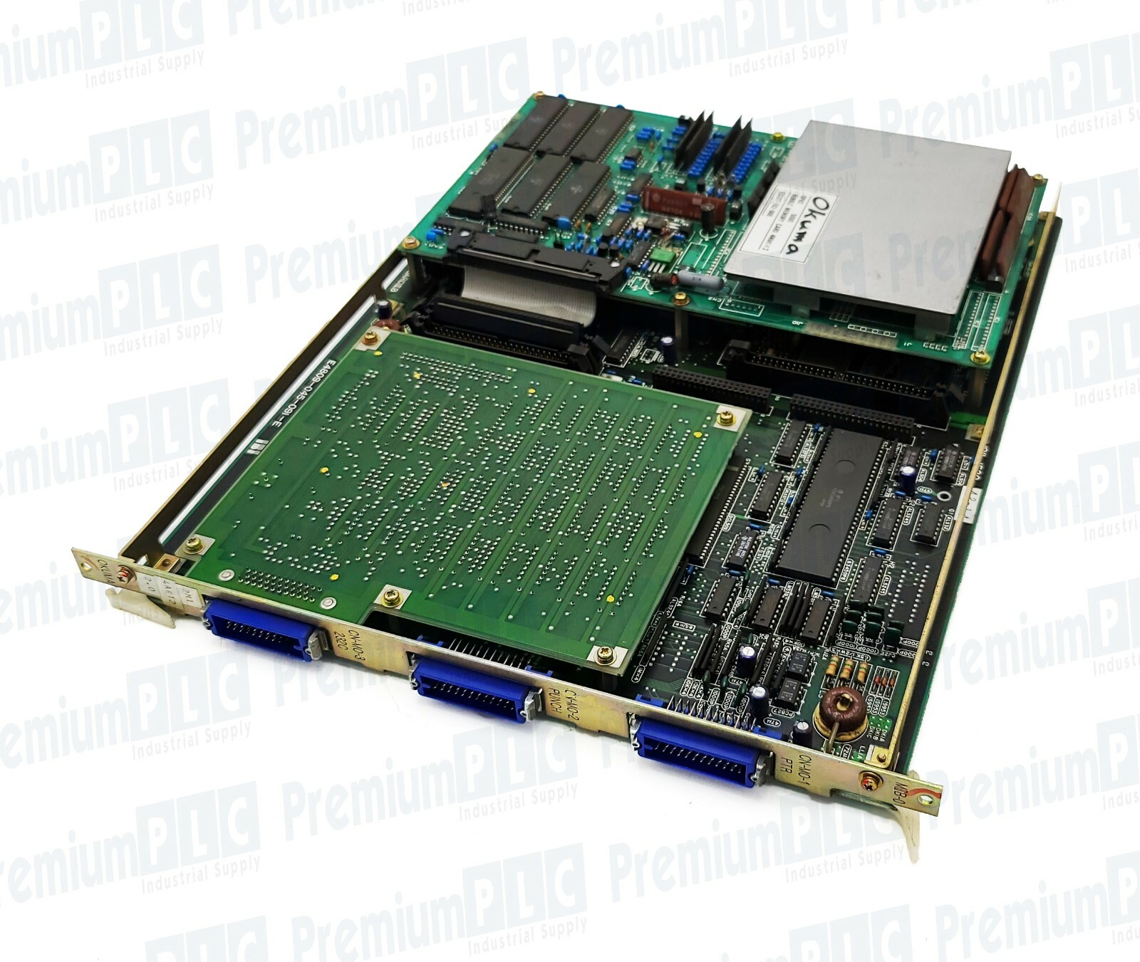 Used OKUMA OPUS 5000II E4809-045-091-E MAIN BOARD W/ E0227-702-008 BUBBLE MEMORY