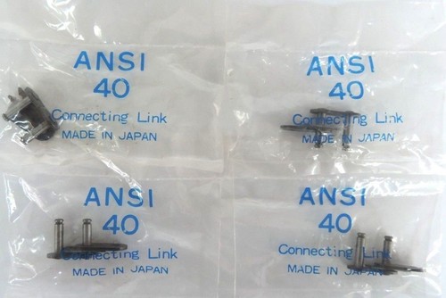 Used LOT OF 4 NEW ANSI 40 CONNECTING LINKS