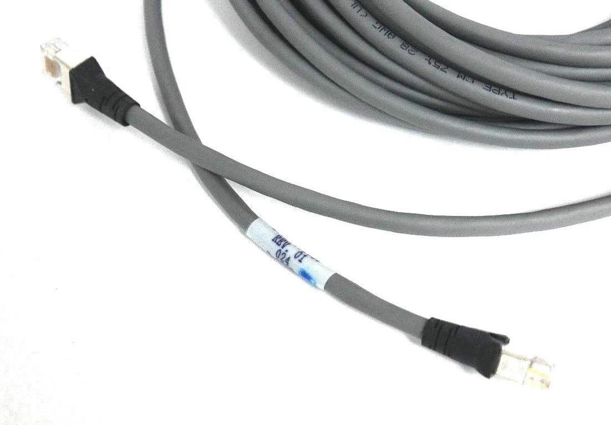 Used NEW SCHNEIDER MODIBUS PLUS 170MCI02080 DOUBLE-ENDED RJ45 CABLE 30FT PV:01
