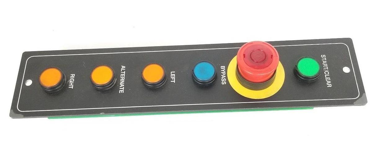 Refurbished REPAIRED QUIPP SYSTEMS 1929-39319 PUSH BUTTON INTERFACE PANEL 052N507 REV. F