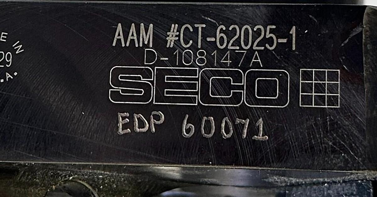 Used NEW SECO AAM D-108147A / CT-62025-1 CARBIDE CUTTING MILL D-108240 / CT-58487-1