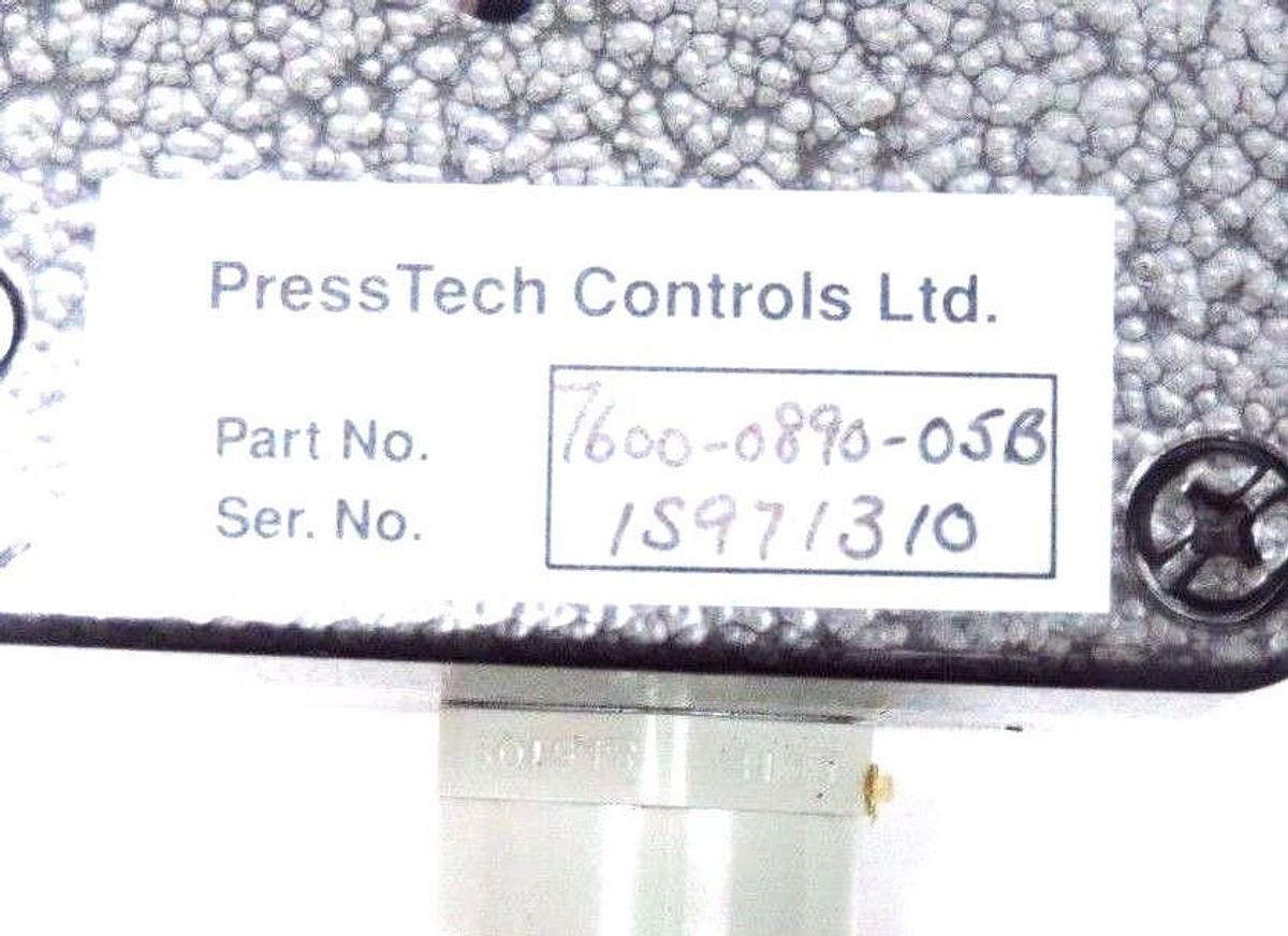 Used NEW PRESSTECH CONTROLS LTD 7600-0890-05B CONTROLLER W/ 7600-0890 JUNCTION BOX