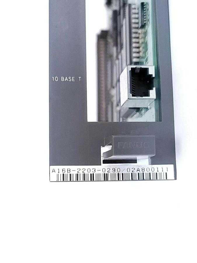 Used FANUC A16B-2203-0290/02A ETHERNET RIO BOARD A16B-2203-0290