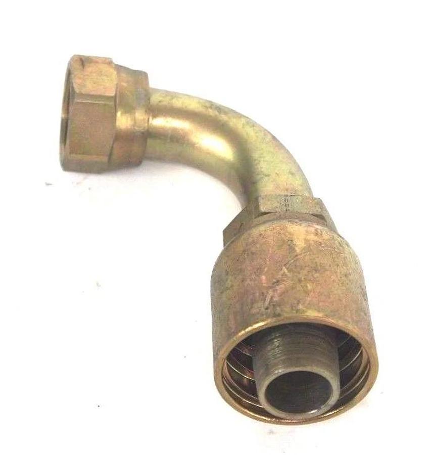NEW PARKER 1L943-16-16 HYDRAULIC ELBOW HOSE FITTING 1" JIC X 1" HOSE FITTING