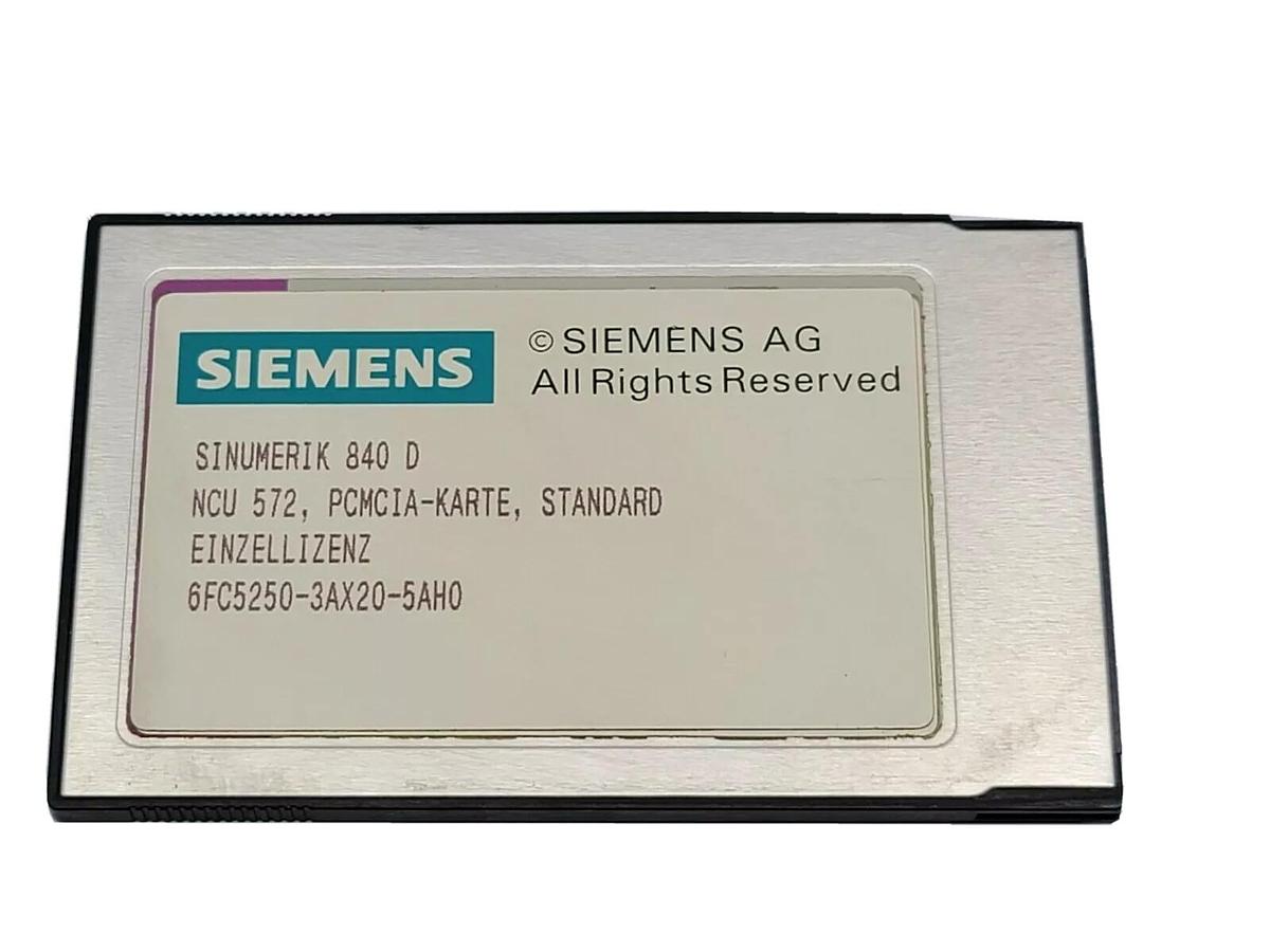 Used SIEMENS 6FC5250-3AX20-5AH0 MEMORY CARD SINUMERIK 840D NCU572, 6FC52503AX205AH0
