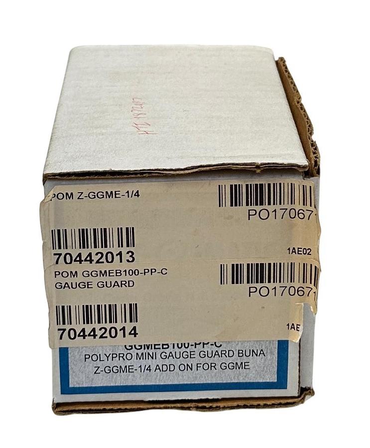 PLAST-O-MATIC GGMEB100-PP-C / GGMEB100PPC SERIES GGME GAUGE GUARD 1/4'' NSMP