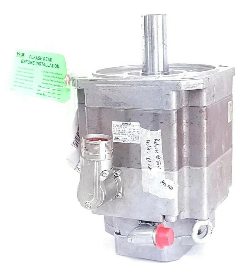 Refurbished SIEMENS 1FK7101-5AF71-1EH0 SIMOTICS S Servo Motor ENCODER A-2048 w/Brake REP.