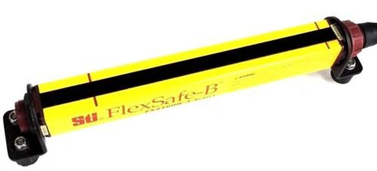 Used STI FLEXSAFE B FS4300B-2 8" LIGHT CURTAIN RECEIVER FS4308B-2R-1 42676-0080
