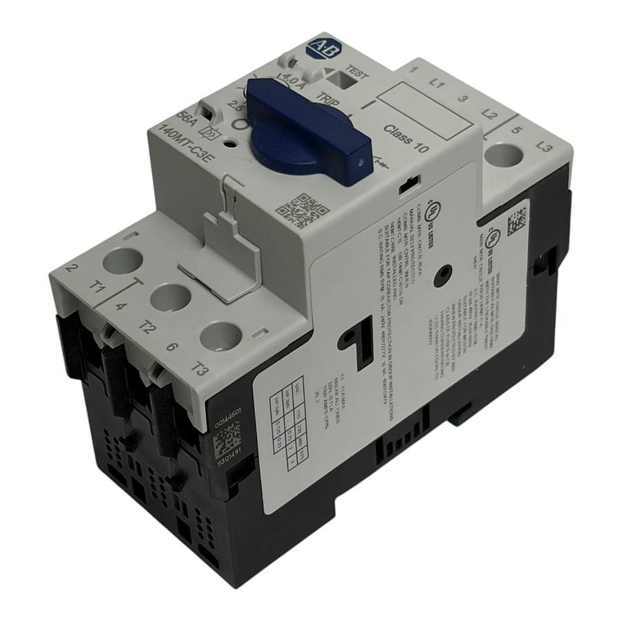 Used Allen Bradley 140MT-C3E-B40 Motor Protector Circuit Breaker 2.5-4A New Surplus
