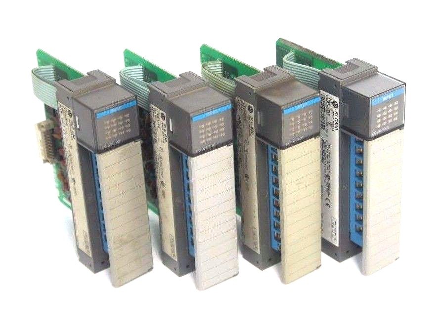 Used LOT OF 4 ALLEN BRADLEY SLC500 1746-IV16 INPUT MODULES SER C 1746IV16