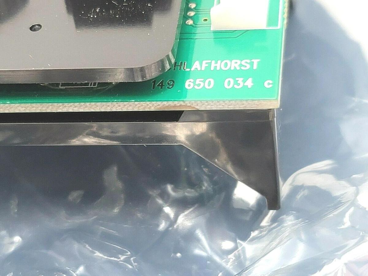 NEW SCHLAFHORST 149-650-034 OPERATION UNIT 149650034