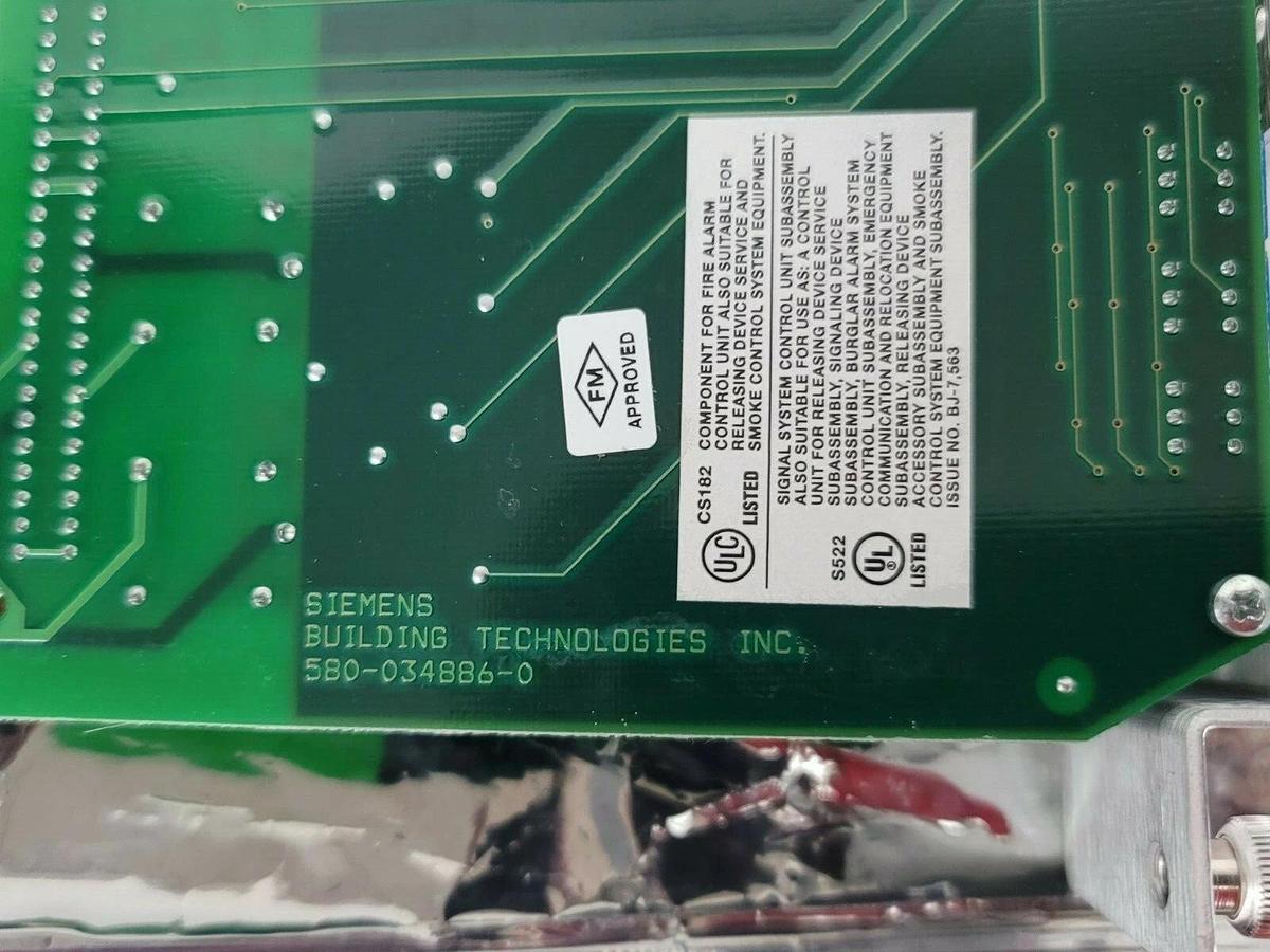 NEW SIEMENS 500-033250 CRC-6 FIRE ALARM RELAY CARD REV. 02.01 500033250 CR6