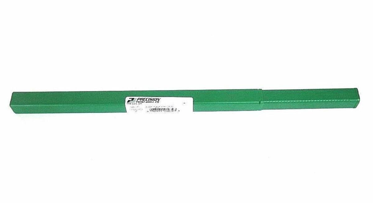 Used NEW PRECISION TWIST DRILL CO. 28034, 2T18, 17/32 EXTRA LENGTH TAPER SHANK HSS 19
