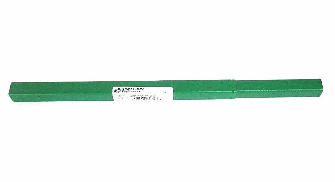 Used NEW PRECISION TWIST DRILL CO. 28034, 2T18, 17/32 EXTRA LENGTH TAPER SHANK HSS 19