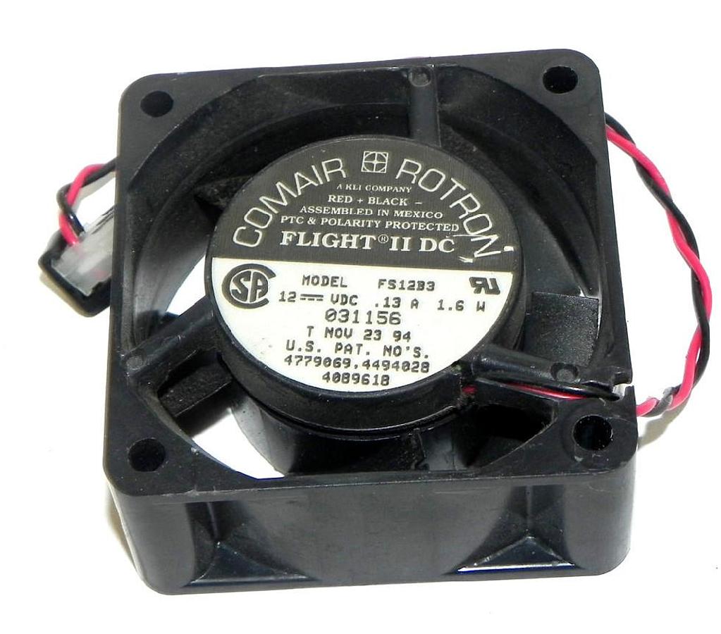Used COMAIR ROTRON FS12B3 FAN AXIAL 60MM X 60MM 12VDC 0.13AMP 1.56W