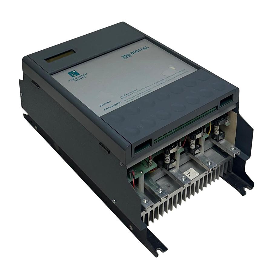 Used PARKER EUROTHERM 590DC/00/000 590 DIGITAL SERIES DRIVE TYPE 570 35A 480VAC USNP