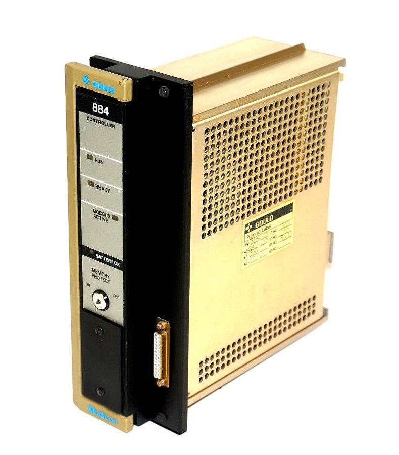 Used MODICON AS-884A-101 CPU MODULE W/O KEY AS884A101