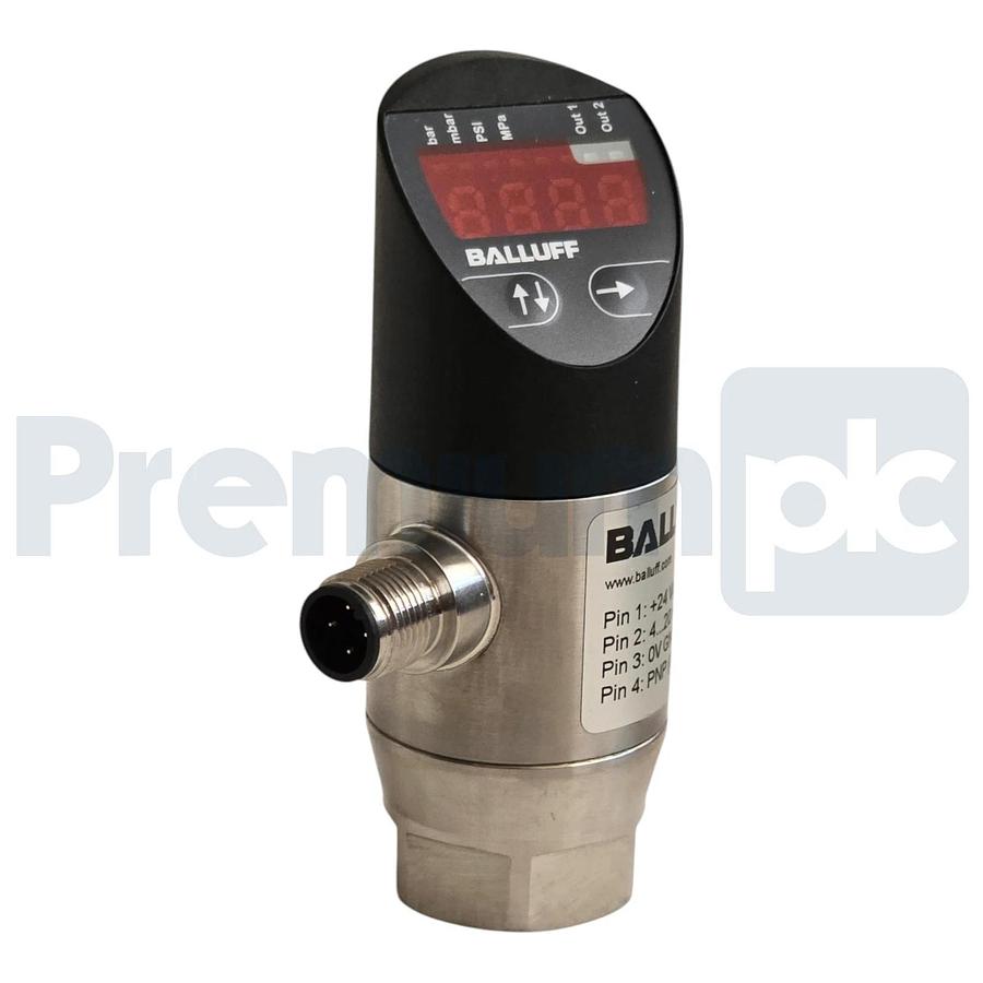 Balluff BSP0017 Digital Pressure Sensor M12 0...20 bar BSP B020-EV002-A02A0B-S4