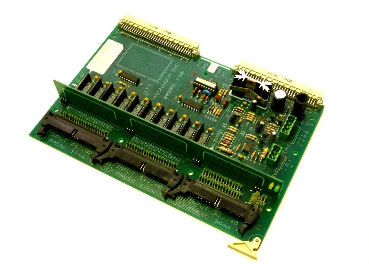 Used MICRONOVA SNC BARSERI2 1 896 CIRCUIT BOARD C.Q. B016 (44)