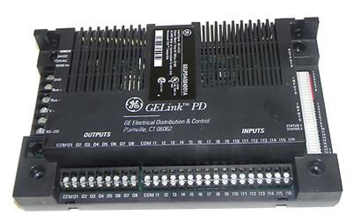 Used GENERAL ELECTRIC GELPDA024D01A I/O MODULE REMOTE GELINK PD 24VAC/DC 1AMP