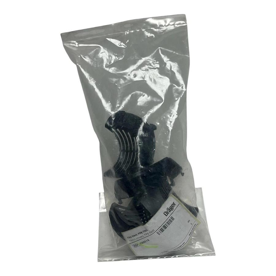 Used Lot of 5 Dräger R56518 Flap Black for FPS 7000 Mask - New Surplus Factor Sealed
