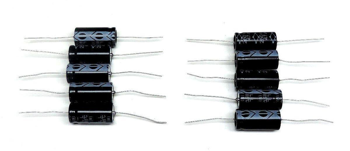 Used BOX OF 10 NEW MCHC470M2EB ALUMINUM ELECTROLYTIC CAPACITORS