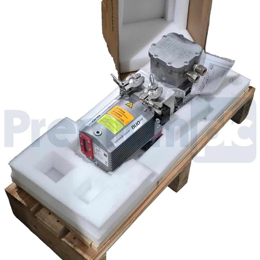 Used Pfeiffer Vacuum Duo 11 ATEX Vacuum Pump 230V .25kW 10.5 m3/h PK D59 915 DA NSMP