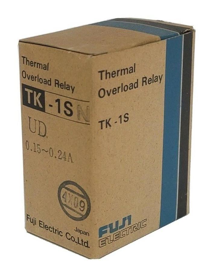 Used NIB FUJI ELECTRIC TK-1SN/UD 0.15-0.24A THERMAL OVERLOAD RELAY TK1SNUD