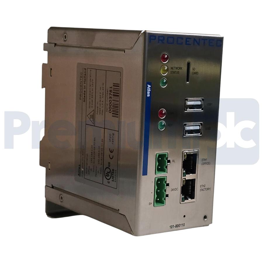 Used PROCENTEC ATLAS INDUSTRIAL E/NET (IE) DIAGNOSTIC SOLUTION DEVICE 101-800110 NSMP