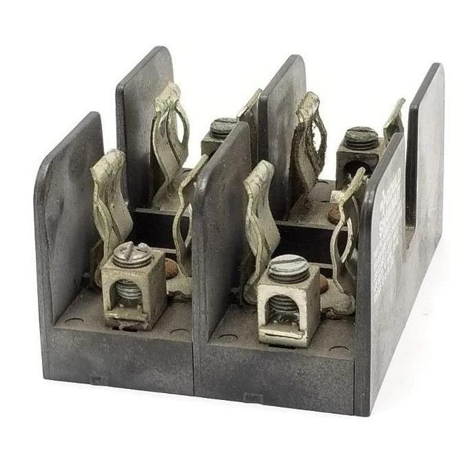 Used GOULD SHAWMUT 60608J FUSE HOLDER, 600V, 60A, 2P
