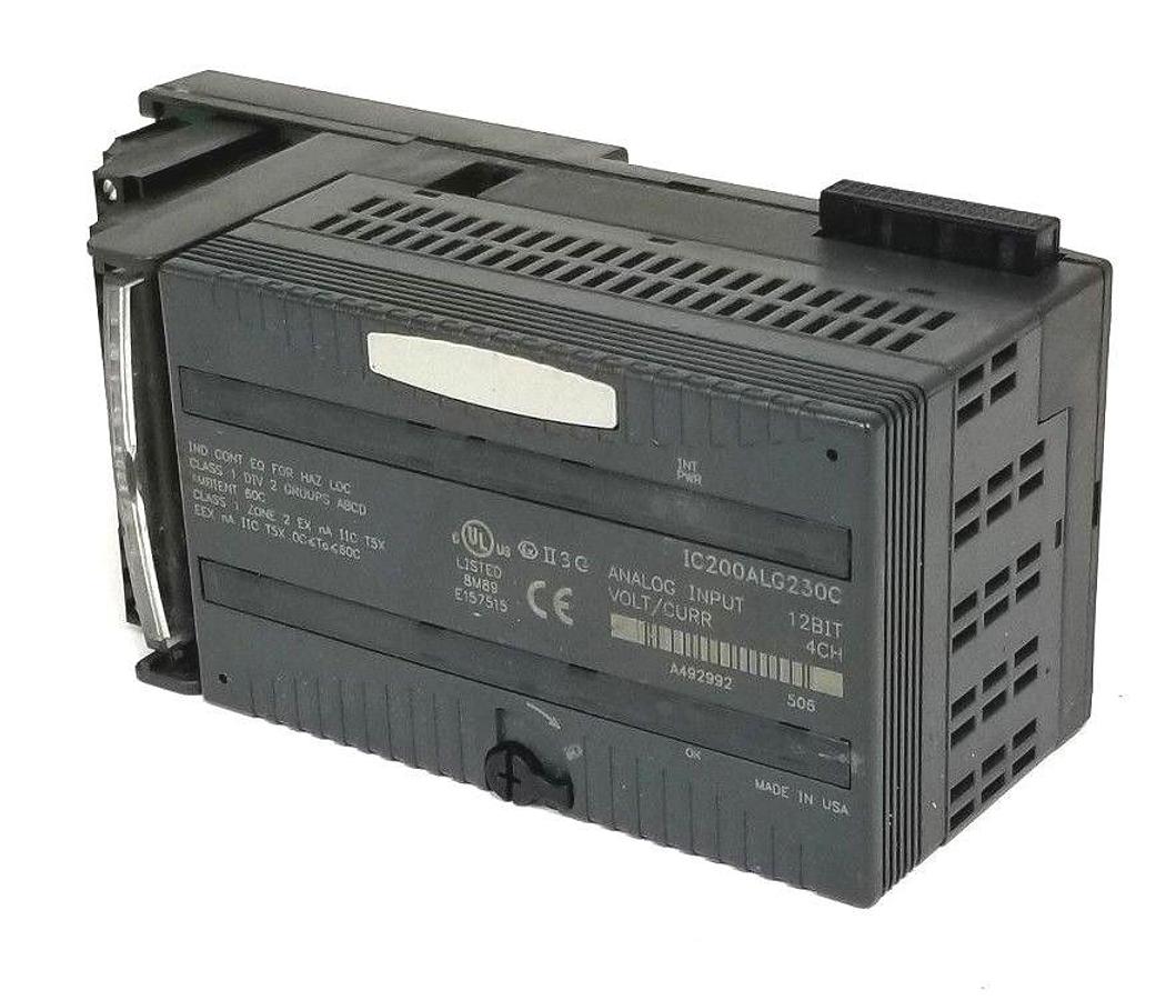 Used FANUC IC200ALG230C ANALOG INPUT MODULE, 12BIT, 4CH W/ BASE