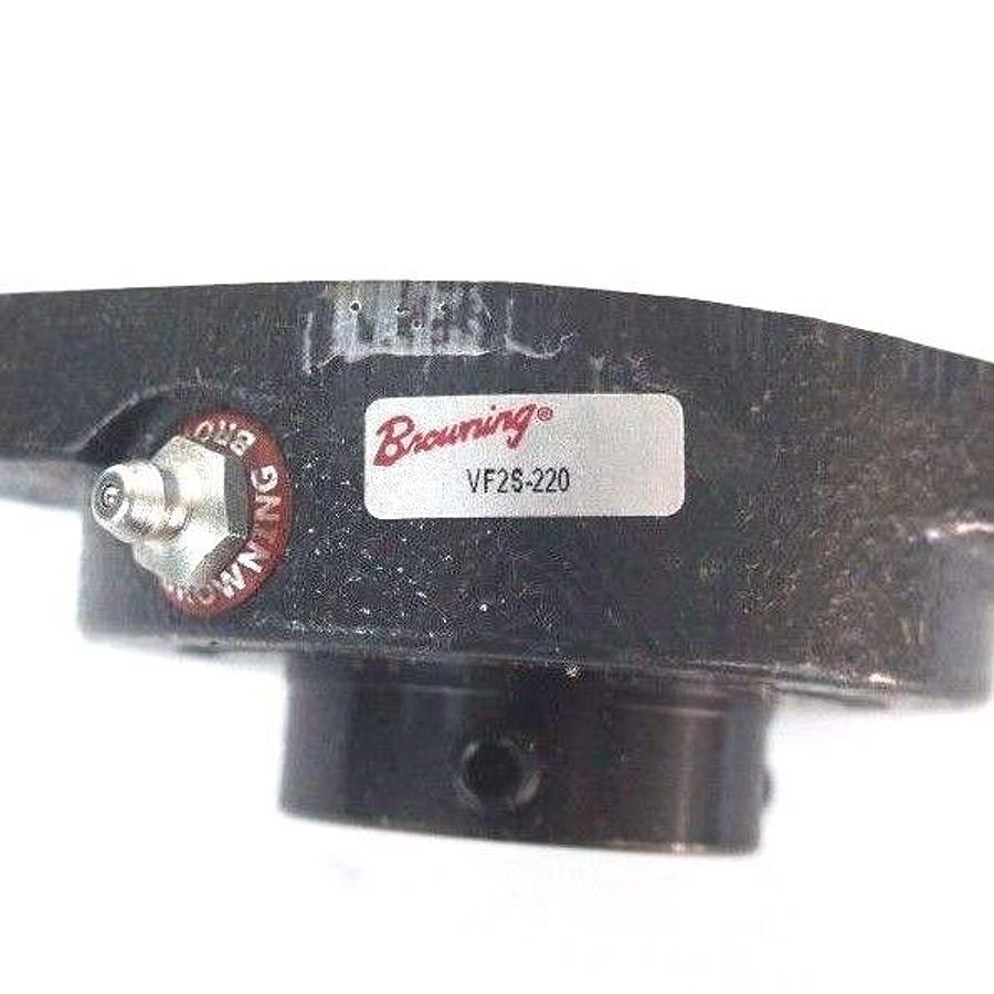 Used NIB BROWNING VF2S-220 BEARING 1-1/4" 2BOLT FLANGE SET SCREW LOCKING VF2S220