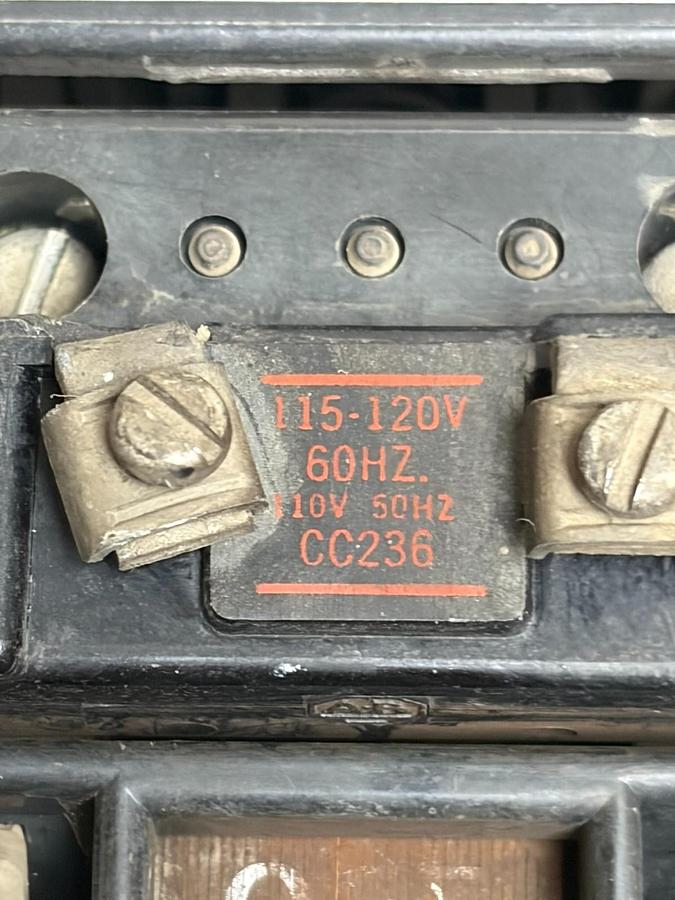 Used Allen-Bradley 505-C0D NEMA Size 2 Reversing Starter 45A 120V Coils