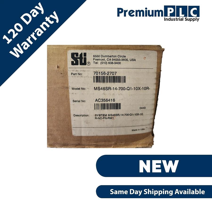 NEW STI MS46SR-14-700-Q1-10X-10R-NC-FN LIGHT CURTAIN SYSTEM 70156-2707 W/O RM-1