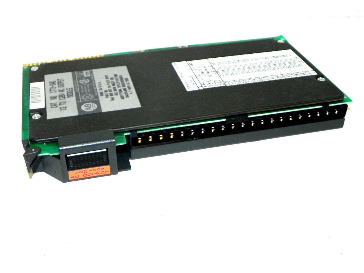 Used ALLEN BRADLEY 1771-OAD OUTPUT MODULE 12 TO 120V USED
