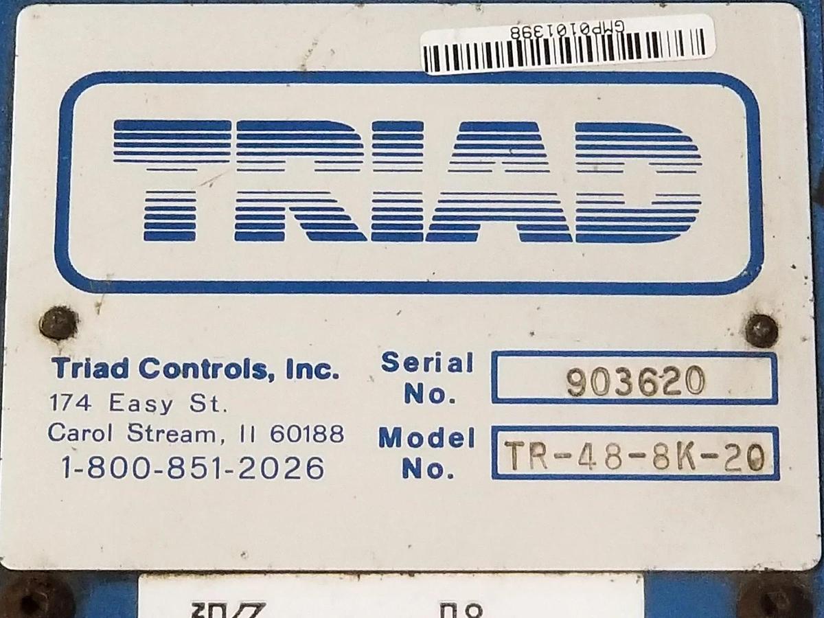Refurbished TRIAD CONTROLS TR-48-8K-20 LIGHT CURTAIN 48'' TR488K20 (REPAIRED)