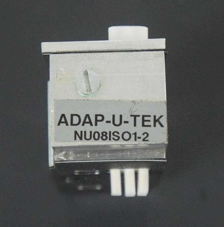 Used NEW ADAP-U-TEK NU08ISO1-2 ALUMINUM MANIFOLD NU08ISO12