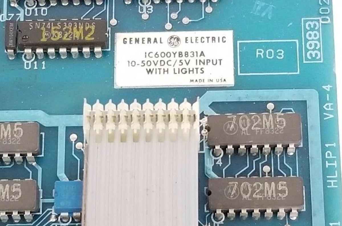 Used GE FANUC IC600YB831A INPUT MODULE 10-50VDC SERIES SIX 44A717558-G01