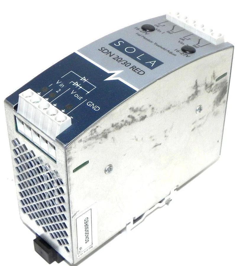 Used SOLA SDN20/30RED POWER SUPPLY SDN2030RED