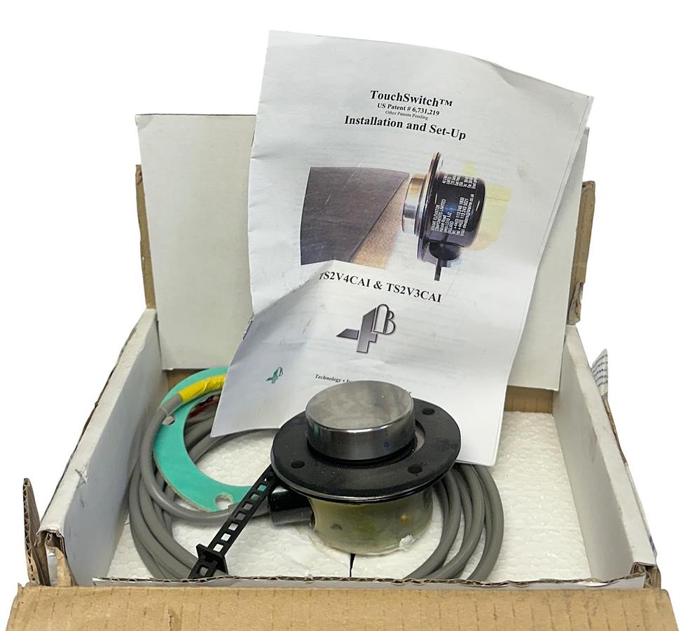 Used 4B COMPONENTS TS2V4CAI TouchSwitch BELT & PULLEY ALIGNMENT SENSOR 24VDC NSMP