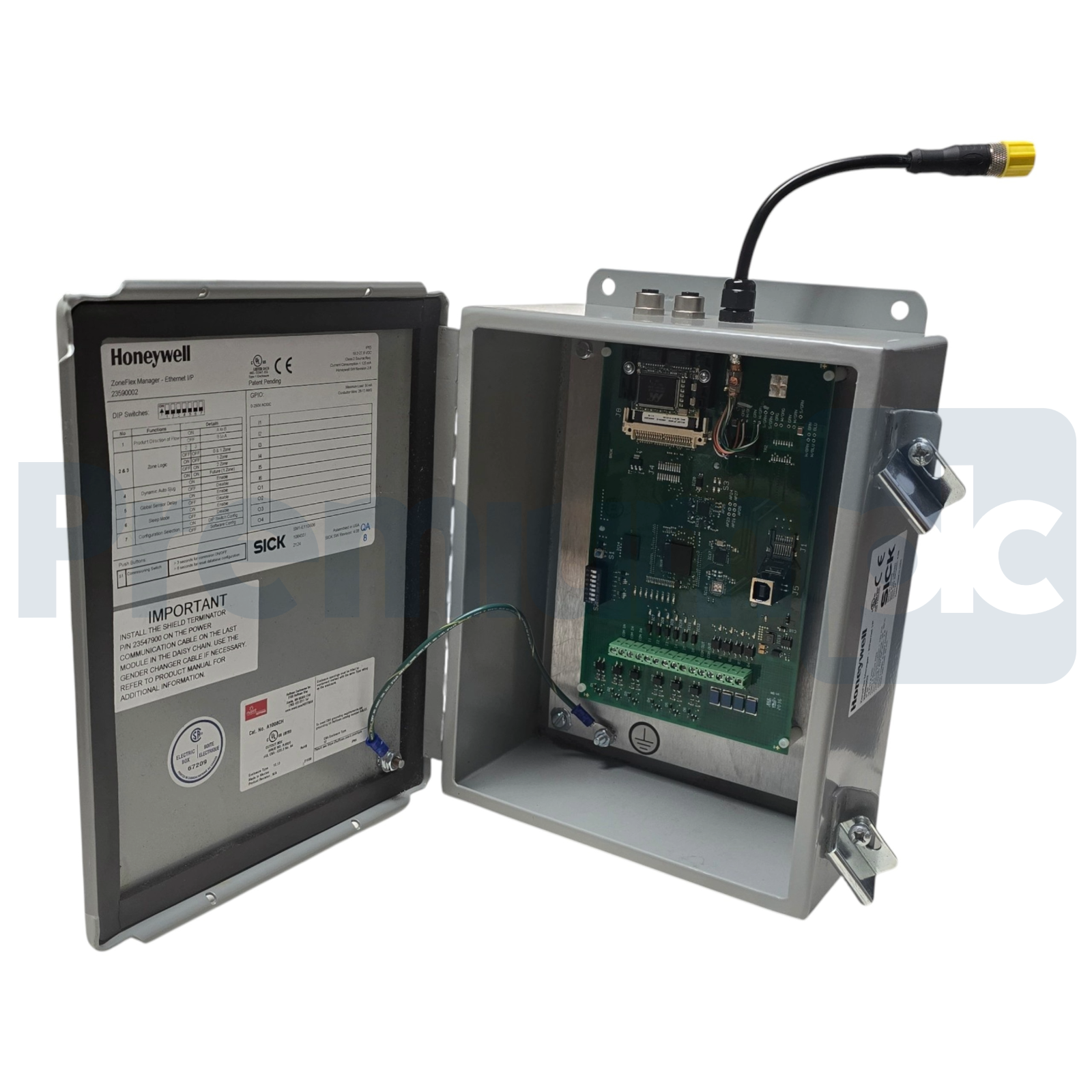 Used Honeywell SICK 1064331 | SM1-E110S06 ZoneFlex Manager Ethernet I/P 23590002 NSNP
