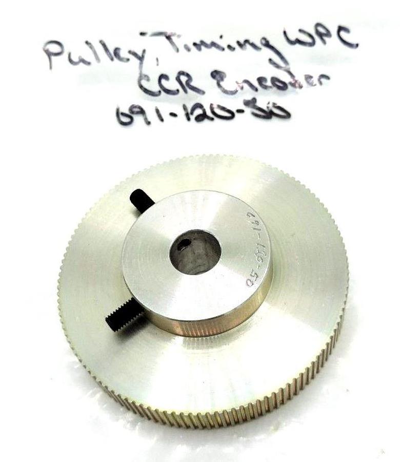 Used WPC 691-120-50 PULLEY TIMING CCR ENCODER 69112050
