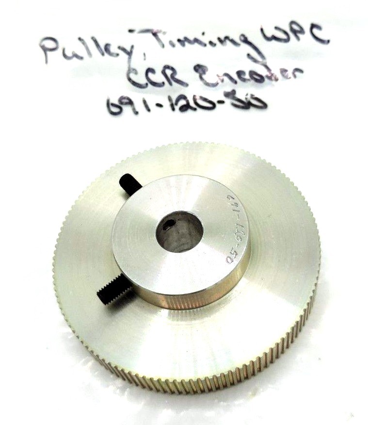 Used WPC 691-120-50 PULLEY TIMING CCR ENCODER 69112050