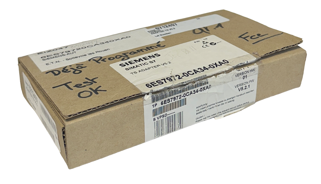 Used SIEMENS 6ES7972-0CA34-0XA0 / 6ES79720CA340XA0 SIMATIC S7 TS ADAPTER V5.2 NSMP