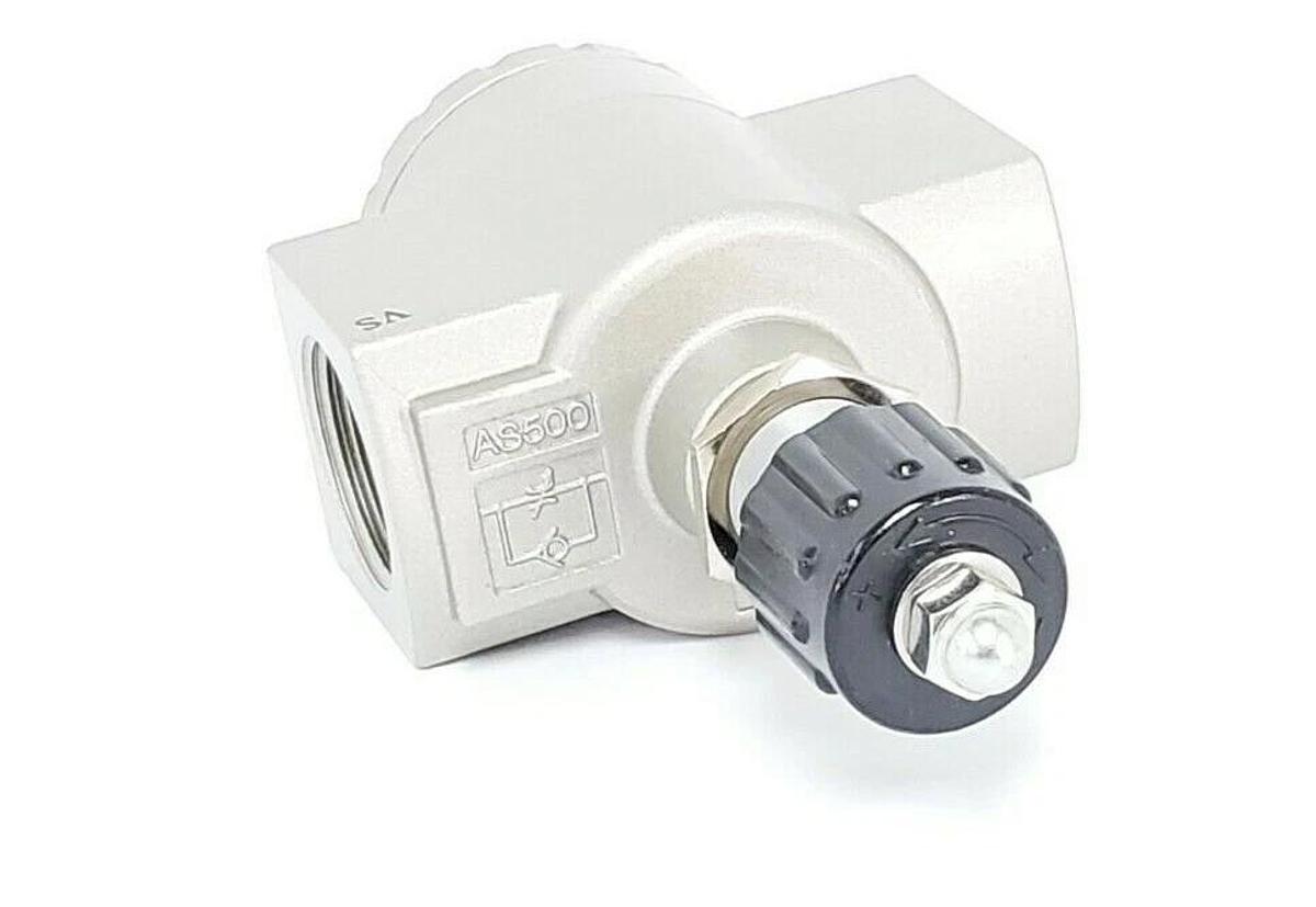 NEW SMC AS500-06 FLOW CONTROL VALVE 3/4" NPT ASC90 AS50006