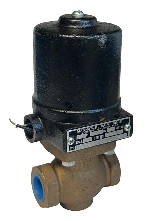 MAGNATROL VALVE CORP 129S43 STEAM SOLENOID VALVE 120V 60Hz 65W 180PSI NSNP