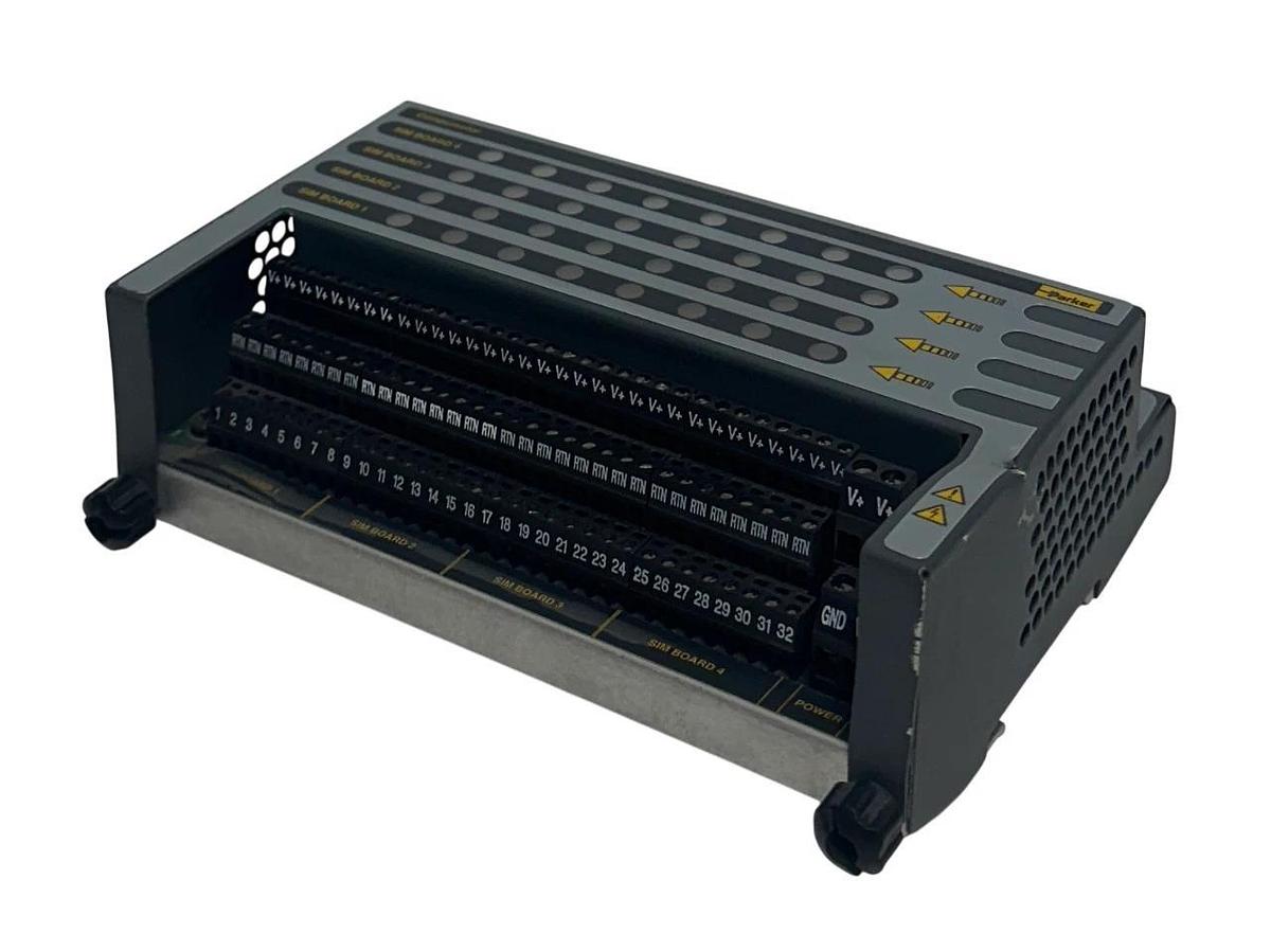 Used PARKER EVM32-II / EVM32II Compumotor EXPANSION I/O MODULE ANALOG USNP *DENTED