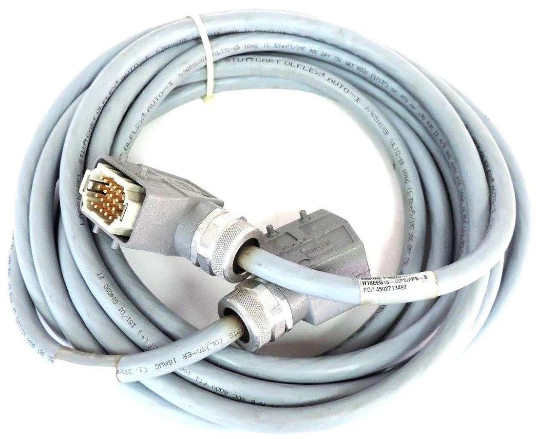 Used EMPIRE PRODUCTS H18EEG16-MPS/FPS-B 25 FT CABLE ASSEMBLY H18EEG16MPSFPSB